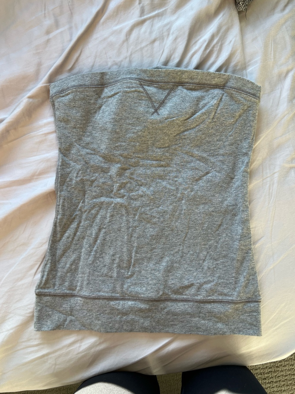Grey A&F basic Tube Top